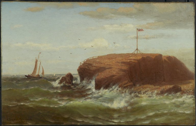 Robert Swain Gifford Seconnet Rock, New Bedford, Massachusetts